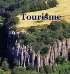 Tourisme à Bort les Orgues , en Corrèze, Cantal et Puy de Dôme